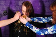 view details of set gm-4f057, Miss Abigail explains jumpsuit and catsuit filling with the help of Lucia and Charity
